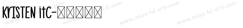 Kristen ITC字体转换